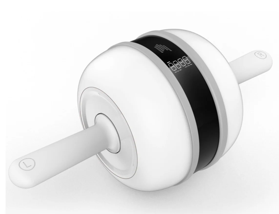 Factory direct selling wholesale cheap intelligent belly wheel with intelligent panel and automatic rebound for home gym