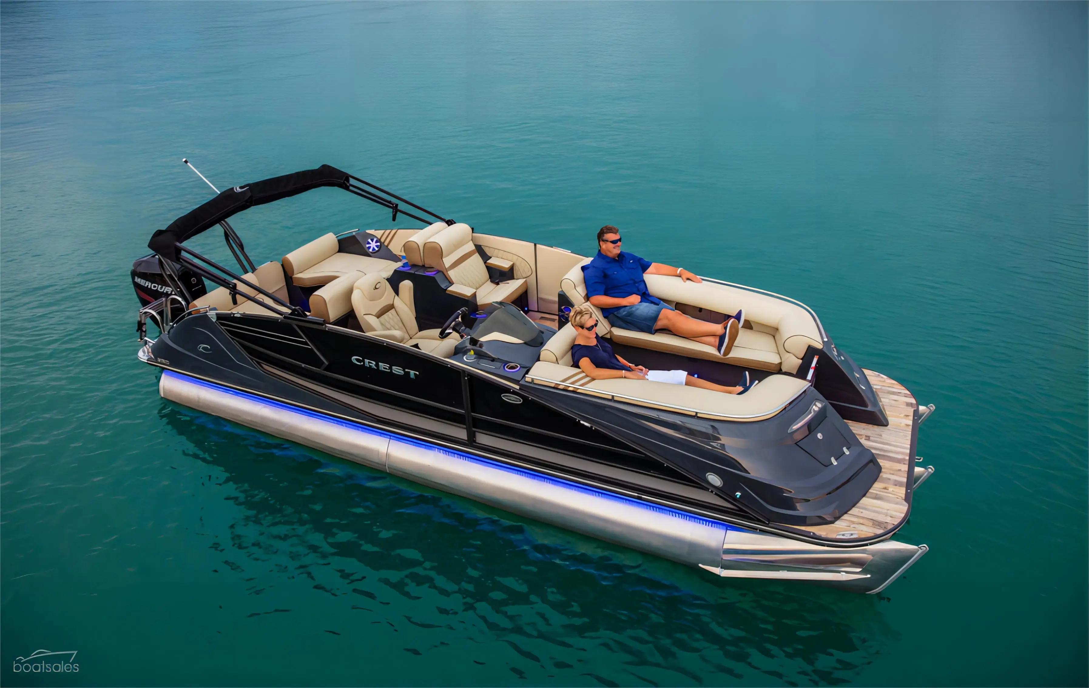 2024 Ecocampor 27ft Luxury Leisure Yacht All Welded Aluminum Pontoon Boat Ce Certified And Sold With Passenger Seats