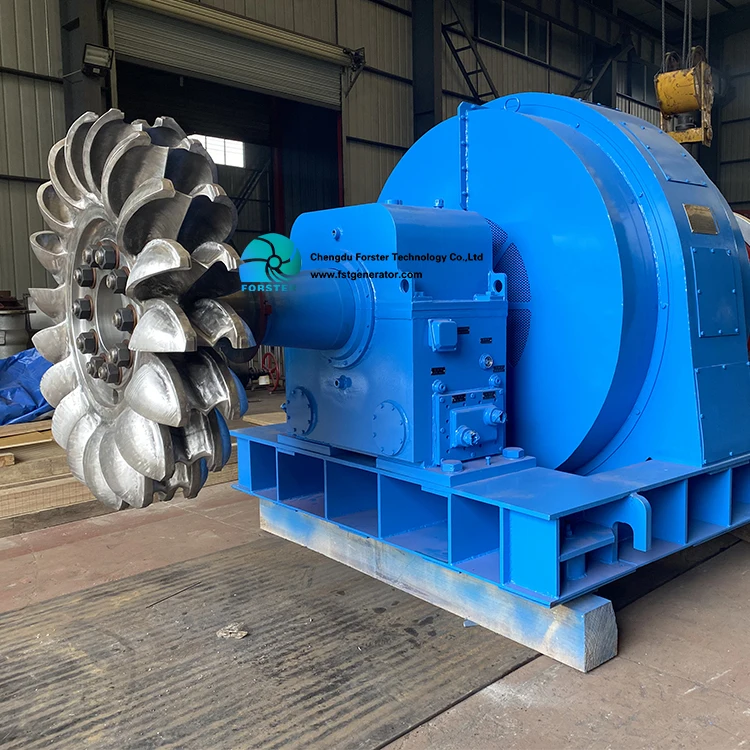 High Quality Turbine Hydropower Generator Pelton Turbine Generates 500 KW Pelton Wheel