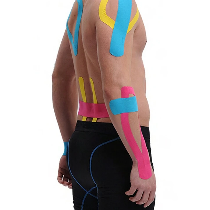 Factory Supply Waterproof Medical Therapeutic Cotton Precut Sport Muscle Athletic Kinesiology Tape