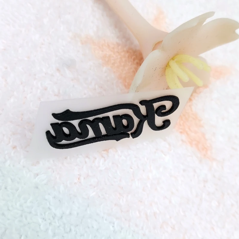 Custom Garment Tagless 3D Embossed Brand Letters Logo Silicon Rubber Heat Applying Transfer Vinyl Labels