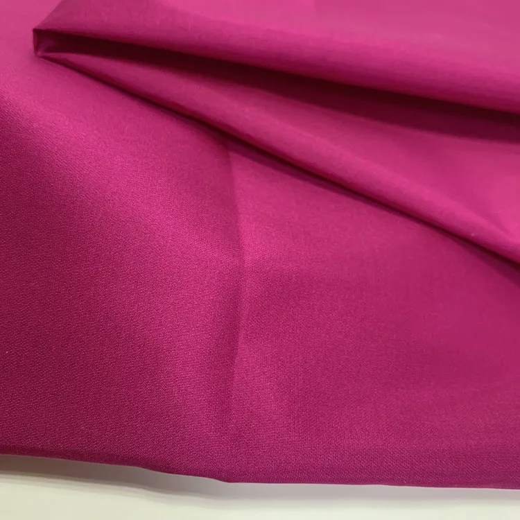 Ready to Ship Colorful 19mm 100% Silk Taffeta Thick Yard Dyed Solid Color Fabric