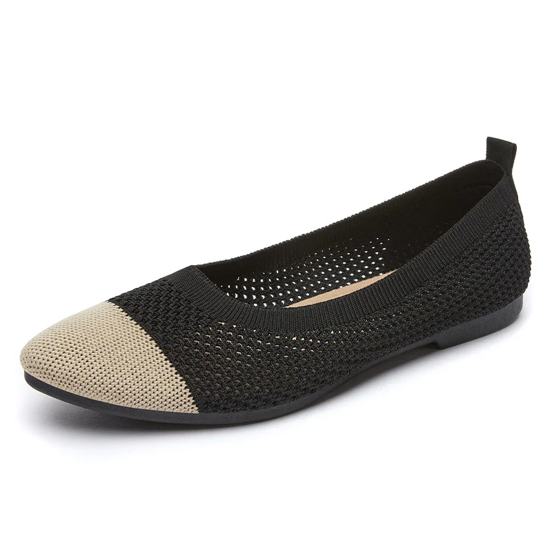 Wholesale Women Casual walking style Shoes Slip On Soft flat Shoes Loafers Ladies Driving Shoes Ballet Flats