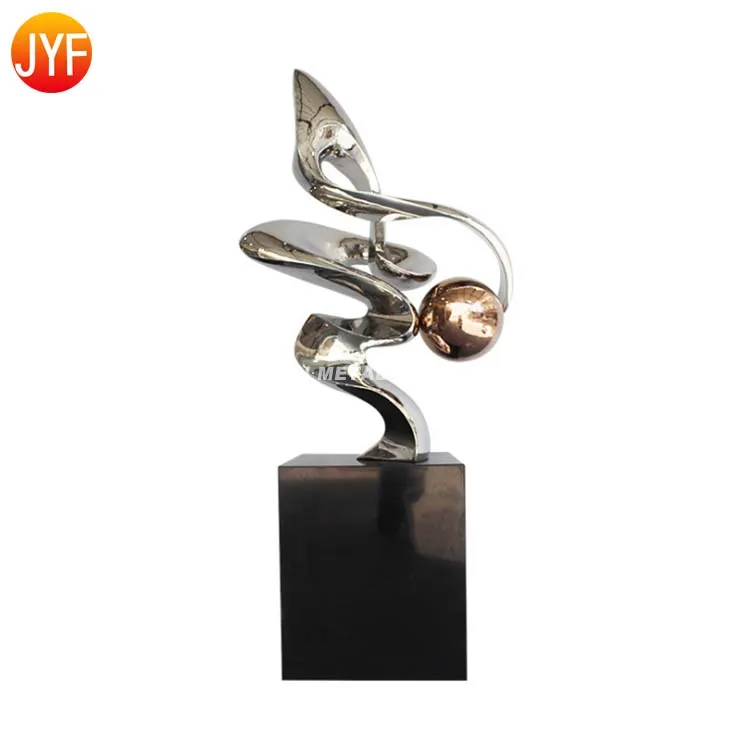 ZZ28 Stainless Steel Metal Yard Laser Leaf Artwork Statue Sculpture Large Yard Statues For Garden Near Me