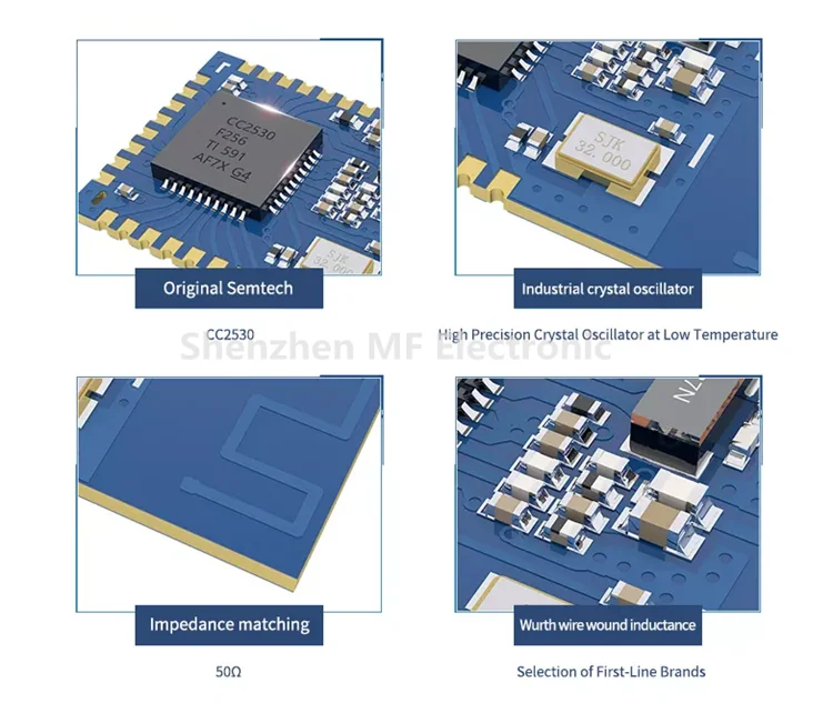 OEM ODM ZigBee RF IoT Module CC2530 E18-MS1-PCB with 2.4GHz 4dBm For Smart Home Smart Farm