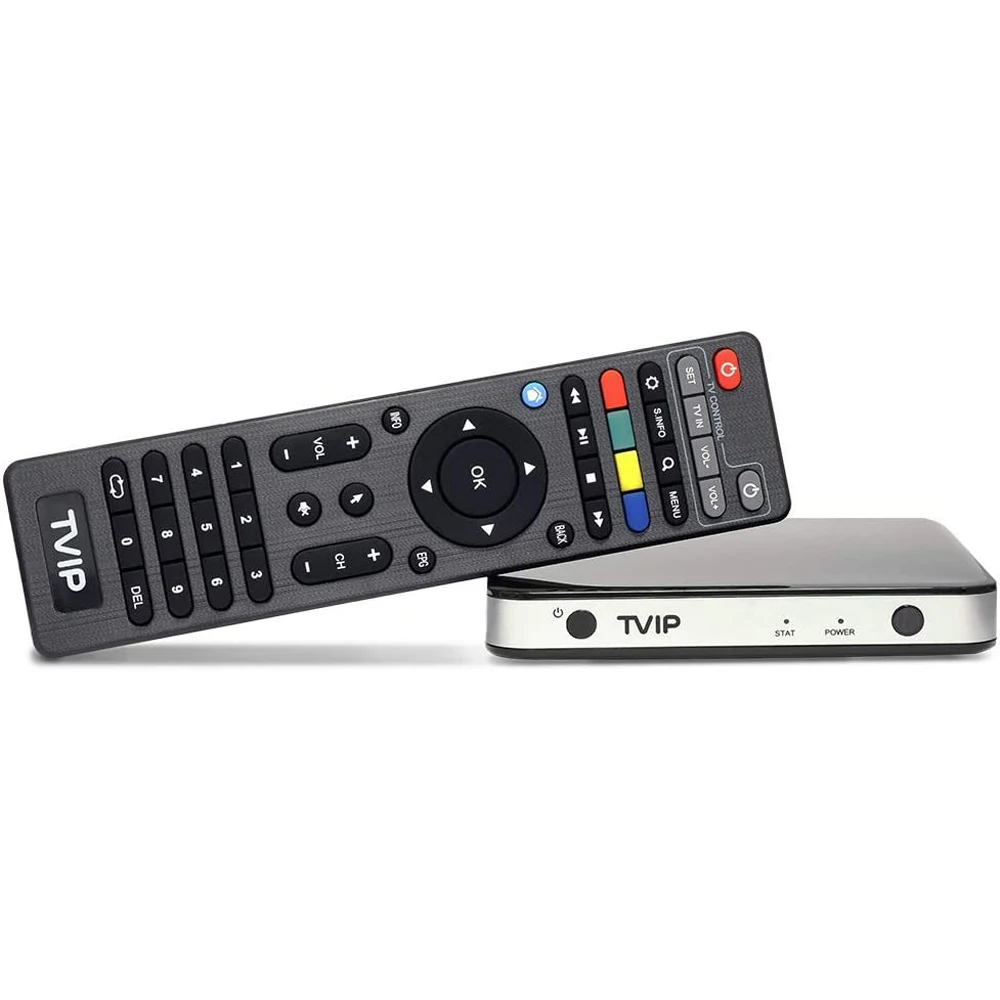 TVIP TV Box v.605 4K HEVC High Performance Android & Linux USB Memory Storage 8 GB HD Media Player Stalker Player S905X