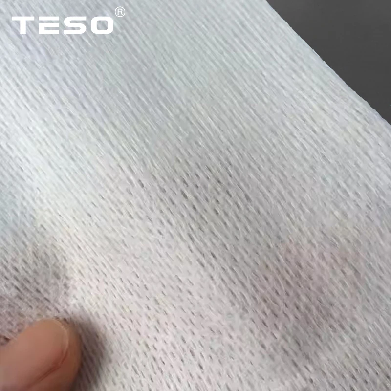 100% Polyester Nonwoven Fabric Wipes with High Absorbent of Water and Oil