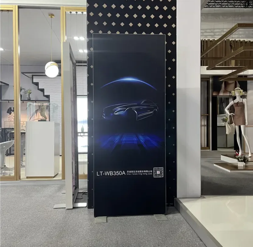 Double -sided aluminum SEG lightbox  backdrop backlit LED display for exhibition, showroom, retail, Trade Show Advertising (54)