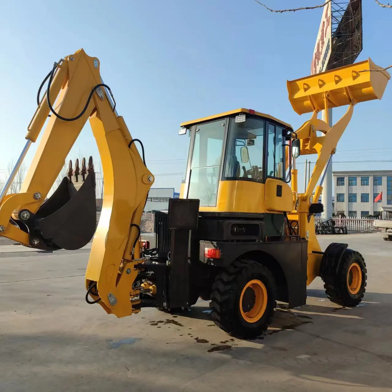 Shanmon 2.5Ton 4 in 1 bucket Backhoe Loader WZ30-25  With Nice Price