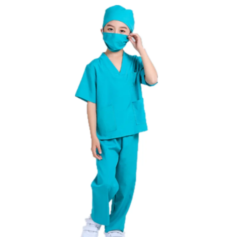 Детский костюм для вечеринки, набор униформы для врачей и медсестер, детские наборы для макияжа