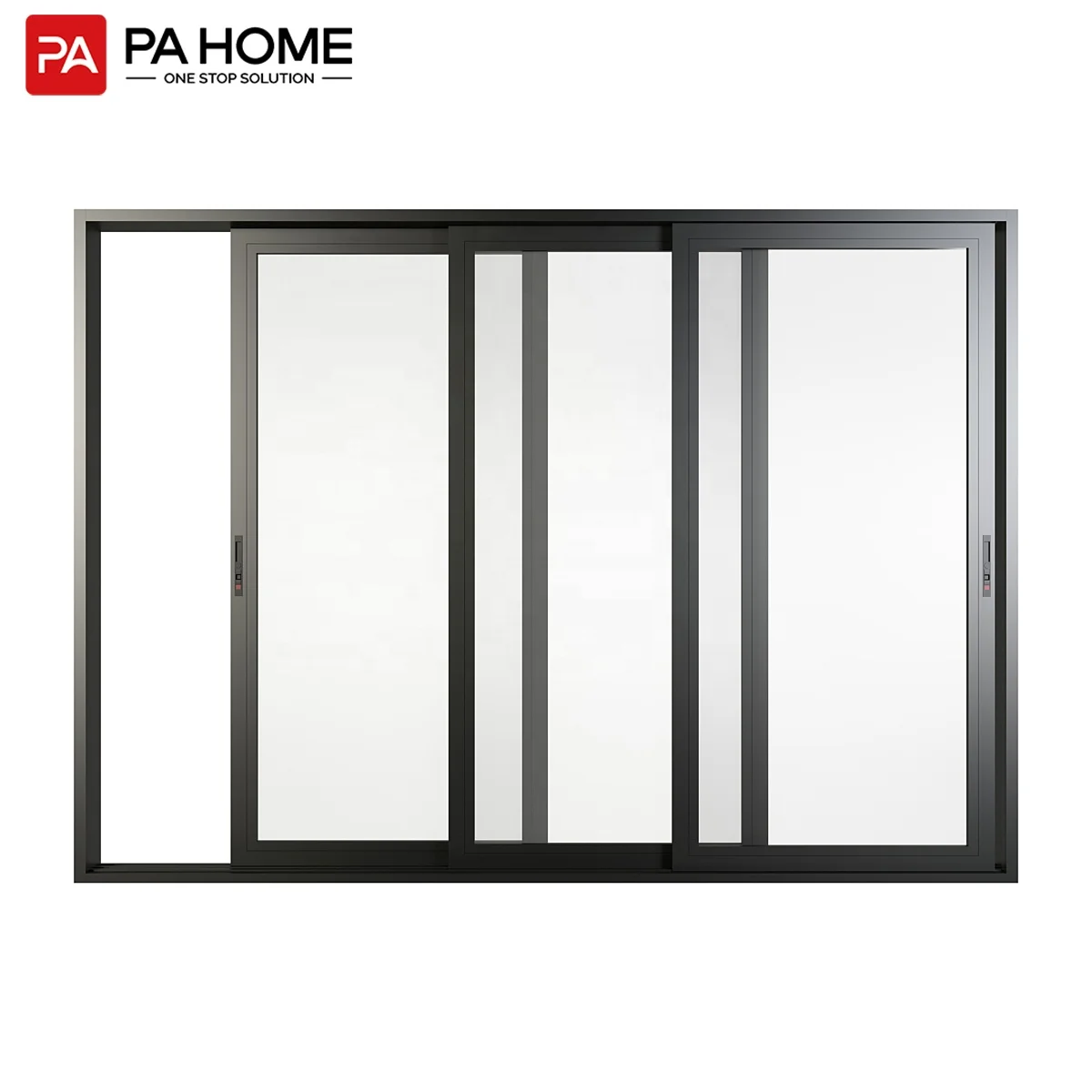 PA waterproof aluminum storm windows for houses black aluminum sliding windows