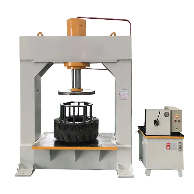Tire press machine hydraulic press 200 ton solid tire press machine
