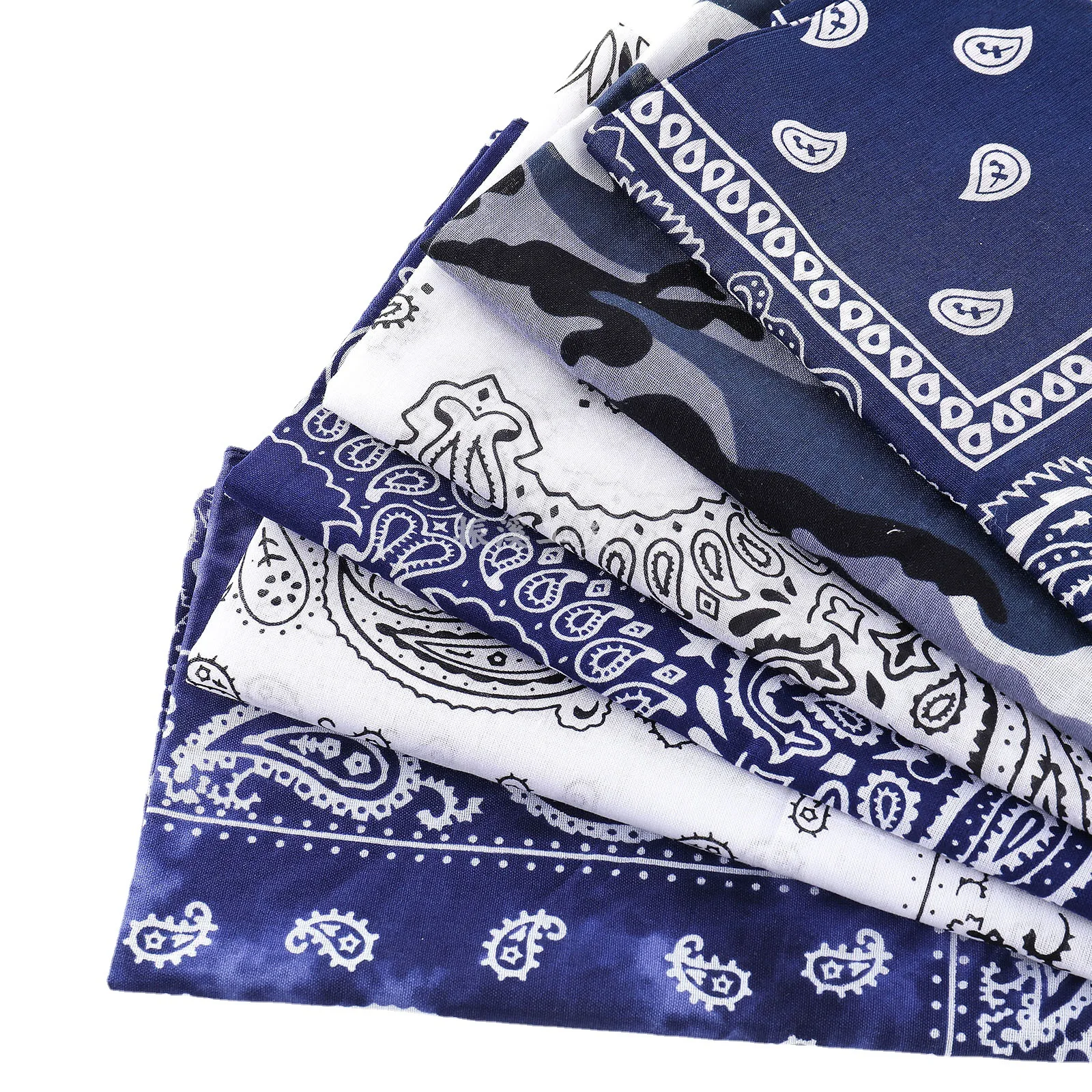 Fiona Custom Square Cotton Head Scarf for Women Neck Hair Scarves Wraps Headscarf Hair Bandanas Night Sleeping Wrapping
