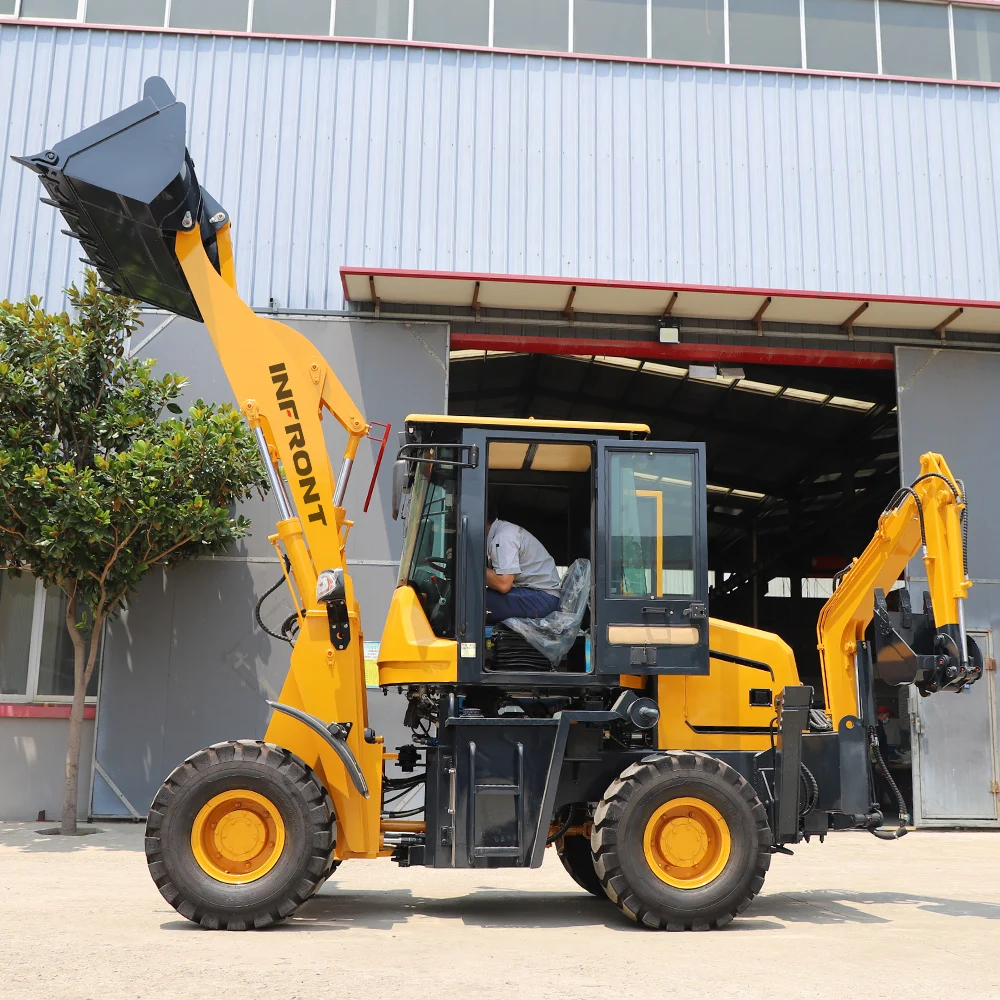 best price high quality mini backhoe machinery backhoe small garden  backhoe made in china by INFRONT