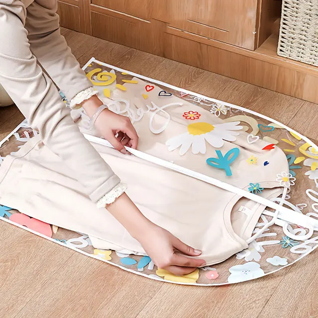 Clothing Dust Cover Printed Suit Bag Thickened Full Garment Bag Moisture-proof Washable Clothing Cover