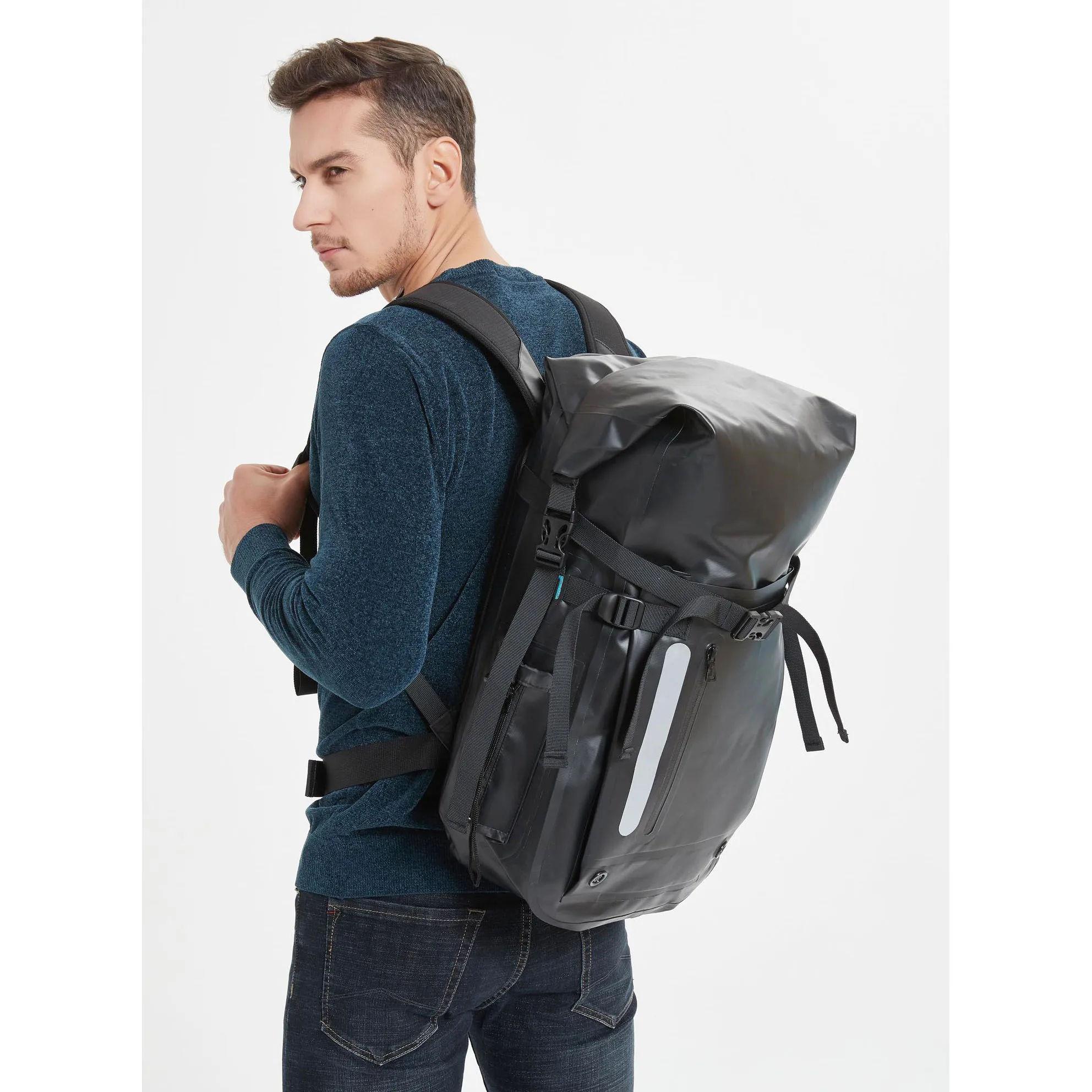 Waterproof Flipper Backpack Freediving Dry Bag Surfboard Dive Long Fins Bag