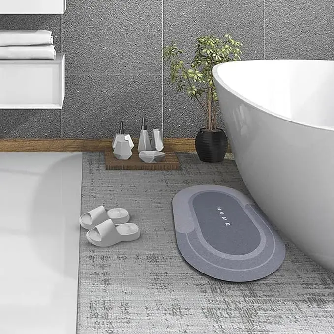 Bath Mat 2024 New Modernized Magic Mat Bathroom  Bathroom Mat Quick Dry  Non Skid Waterproof Comfort Standing Rugs