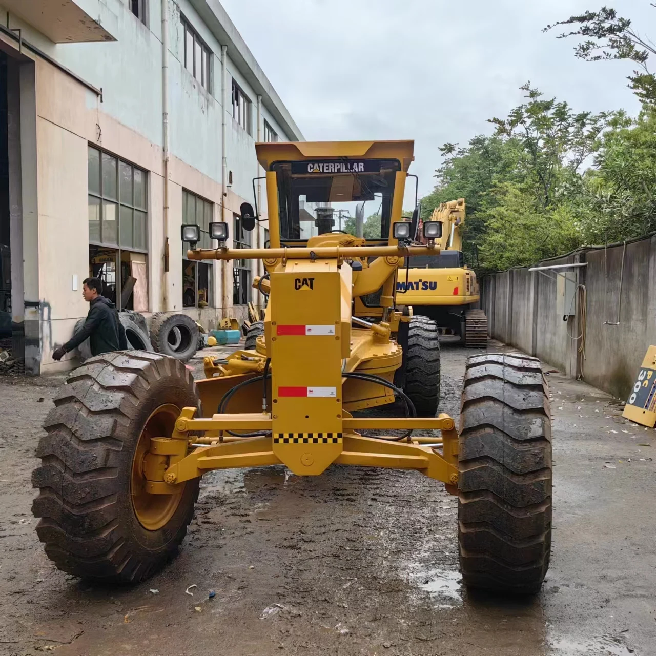 USA Made Caterpillar 140K Motor Grader Road Construction Tractor, Caterpillar Motor Grader 140H 140K140M on Stock