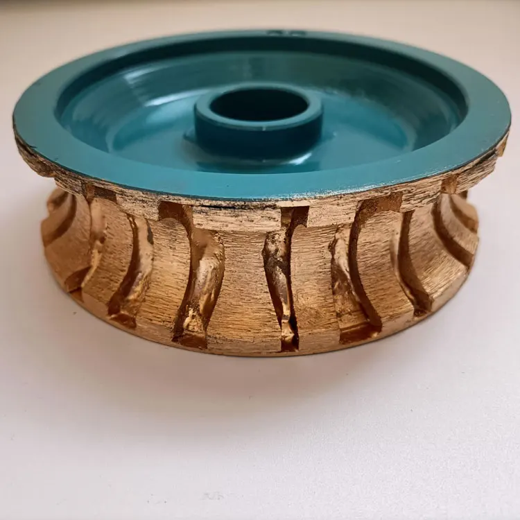 Diamond Sintered edge grinding polishing profile wheel miller cutter for granite stone edge grinding polishing profile