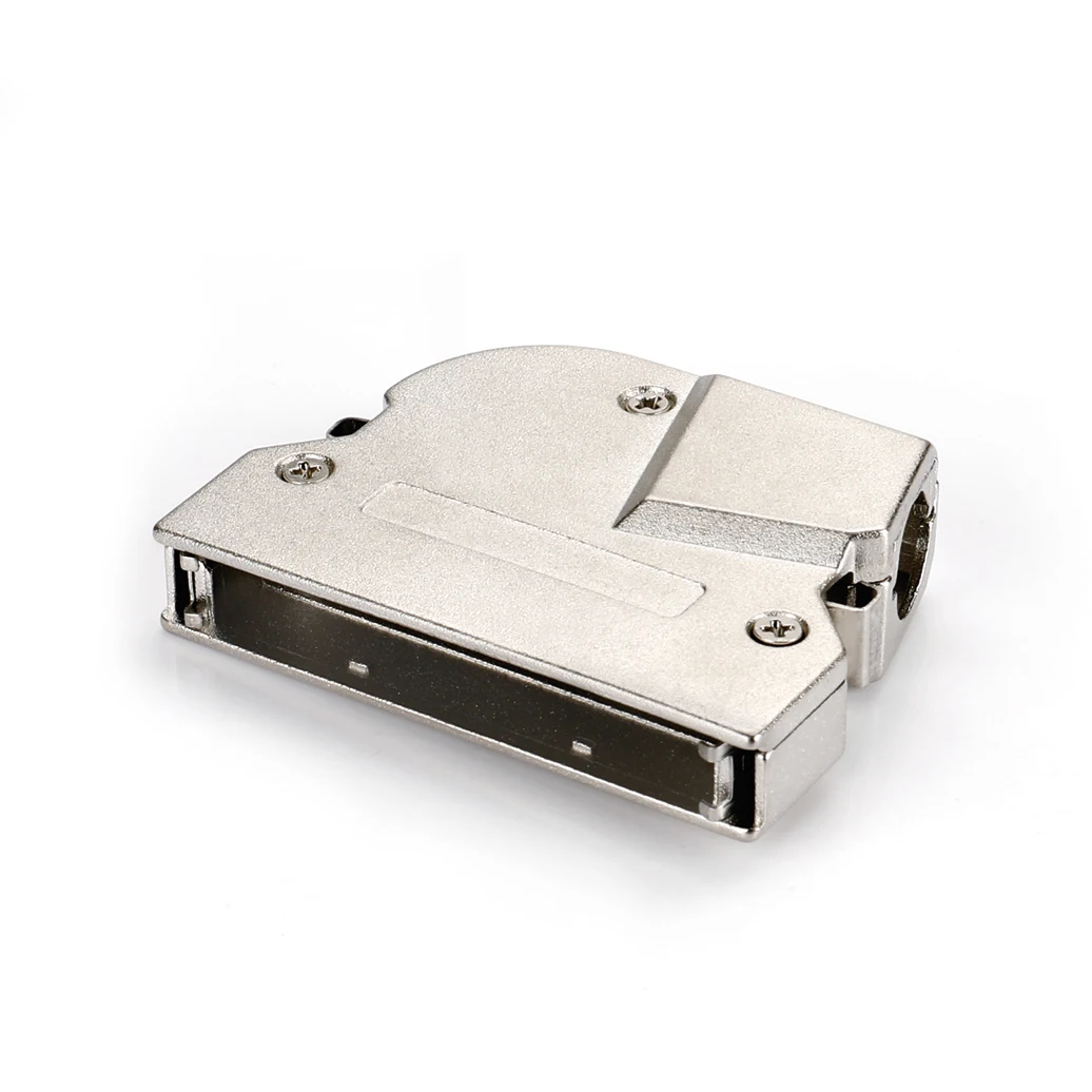 HPDB 100P male solder or IDC type zinc outer shell right angle exit with spring latch,SCSI II 100Pin plug,MDR 100Pin male