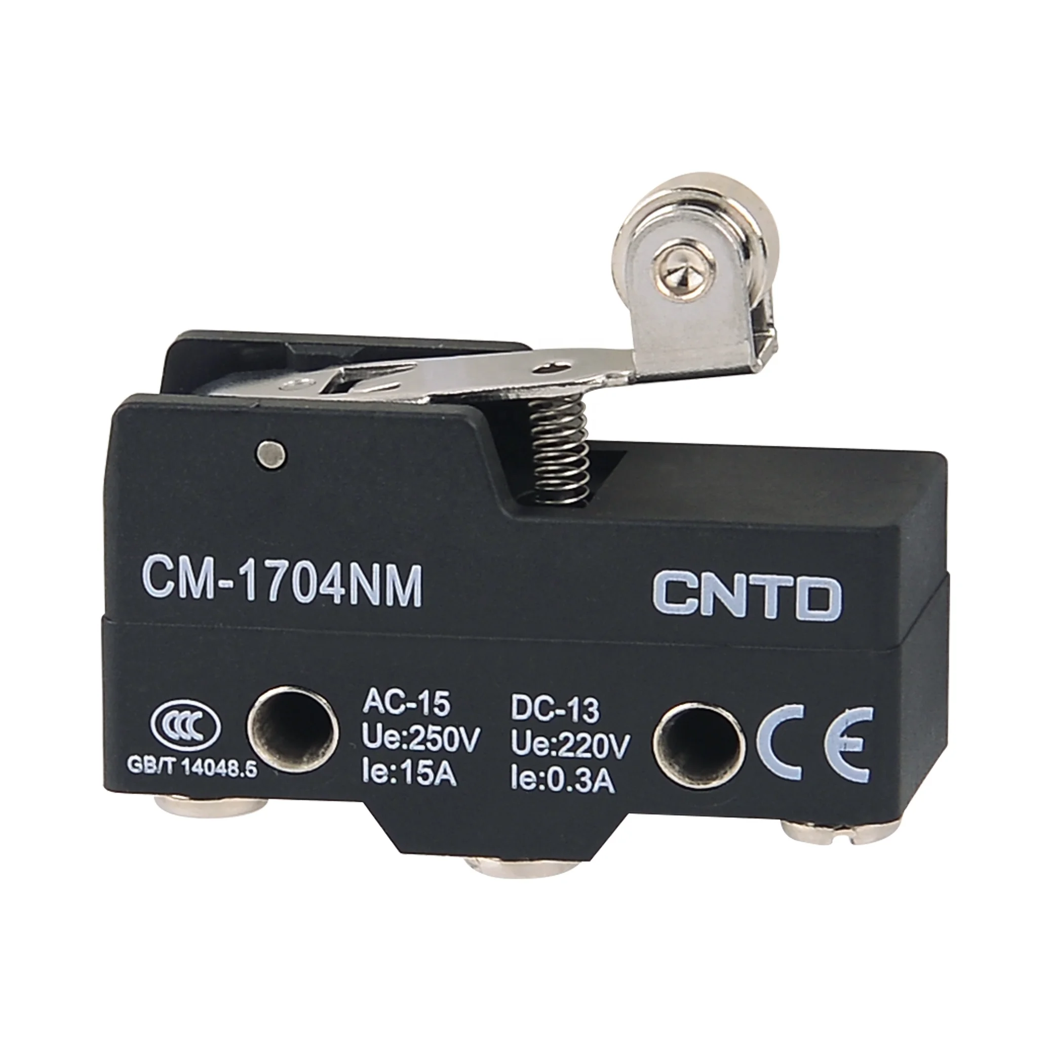 CNTD Engineering Plasics Shell High Accuracy Various Actuators 15A 250V Horizontal Limit Switch CM-1703NM