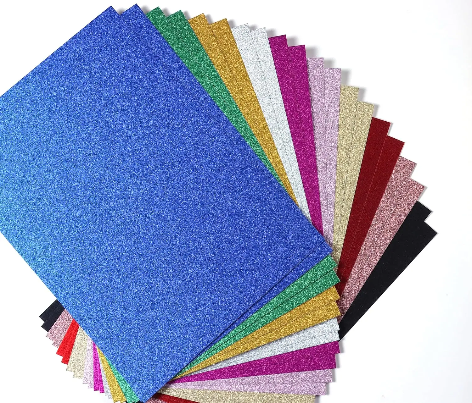 Colorful handmade crafts glitter foam sheet  used for Christmas gift box packaging birthday party decoration DIY projects