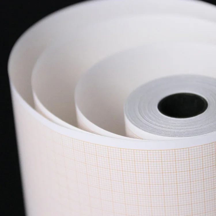 
hot sale ECG thermal paper roll high quality medical thermosensitive paper 