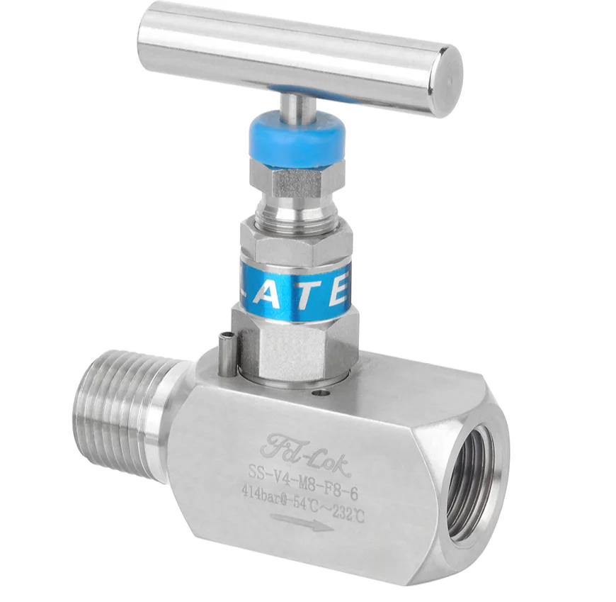 SS316 6000psi Stainless steel bar stock needle valve