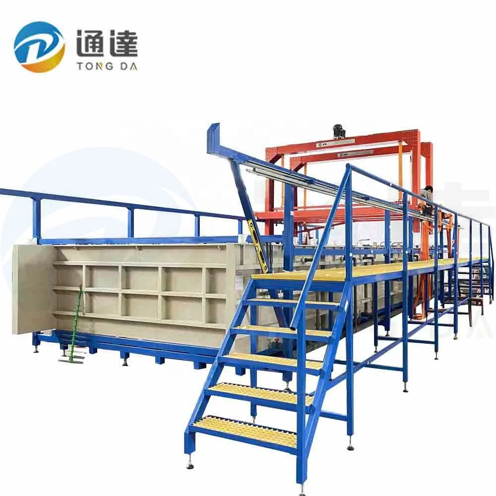 Full automatic electroplating line chrome plating machine aluminium anodizing line