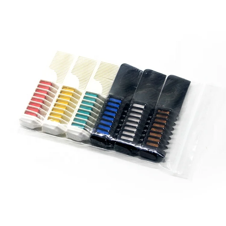 Professional Easy-to-Use Hair Chalk Dye 6 Non-Toxic Colors Temporary Hair Color for All Ages