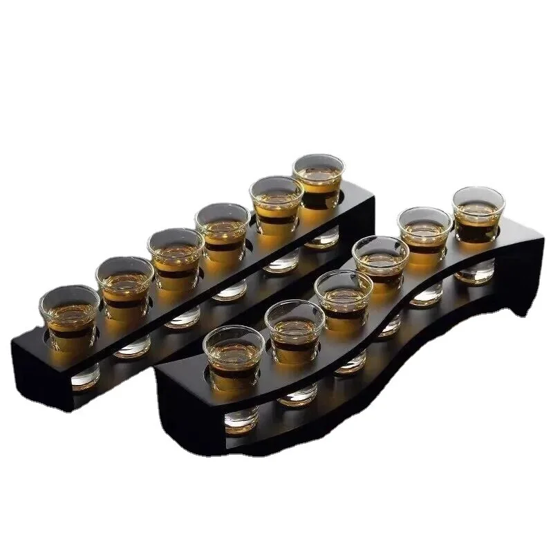 Custom standard 30ml thick bottom bullet glass, shout cup, B52 bomber cocktail glass, swallow a spirit glass vodka glass