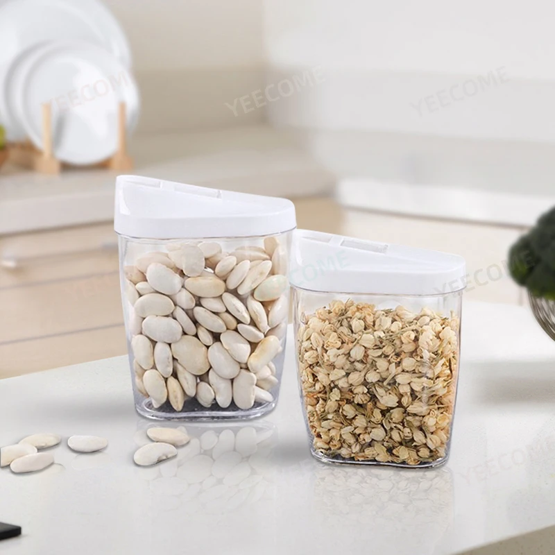 Wholesale Five PCS Sugar Box Transparent Candy Box with Cover Fashion Style Canisters