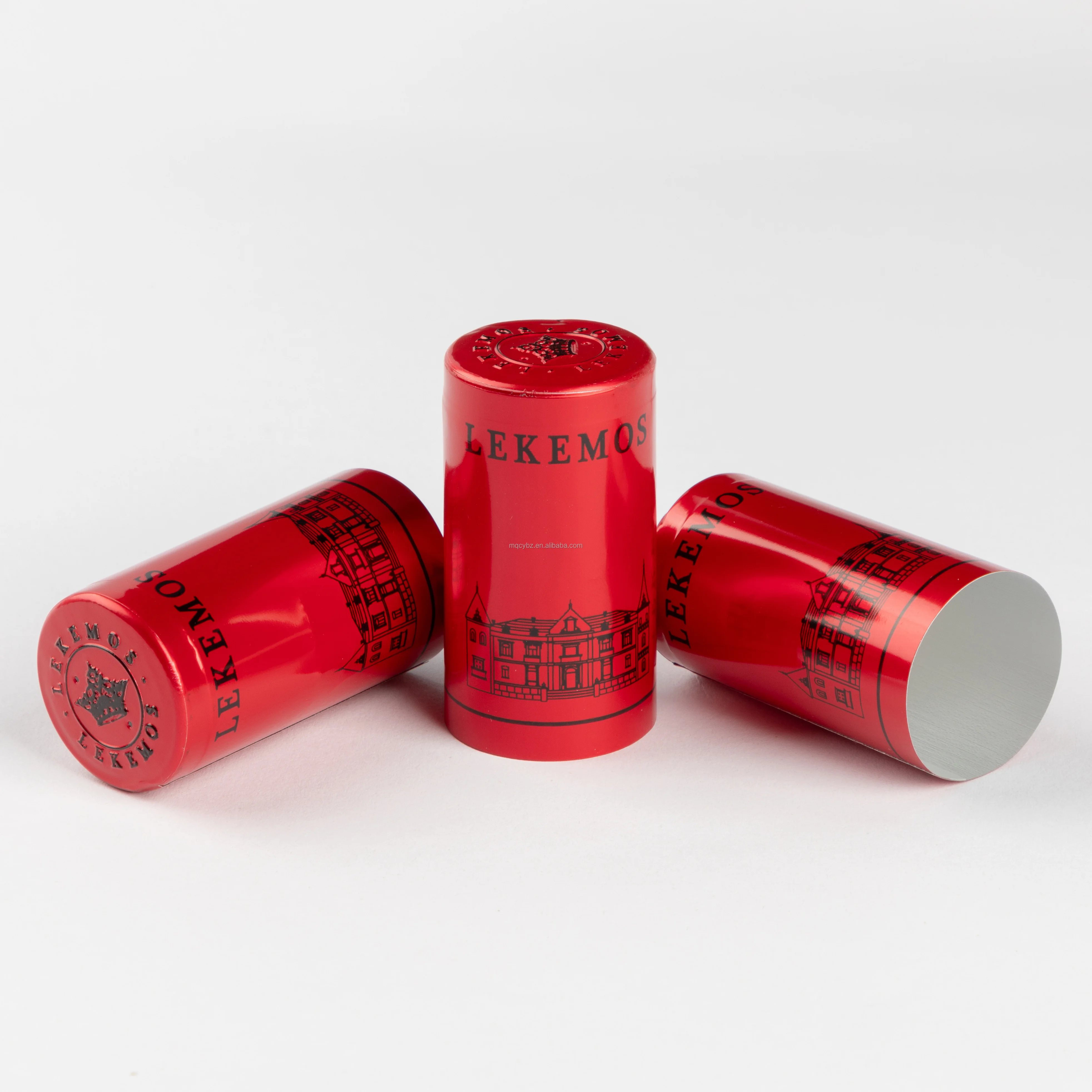 Customize Champagne Wine Bottle Used Pvc Aluminum Foil Capsules Tin Foil Slim Capsule For Bottles Seal