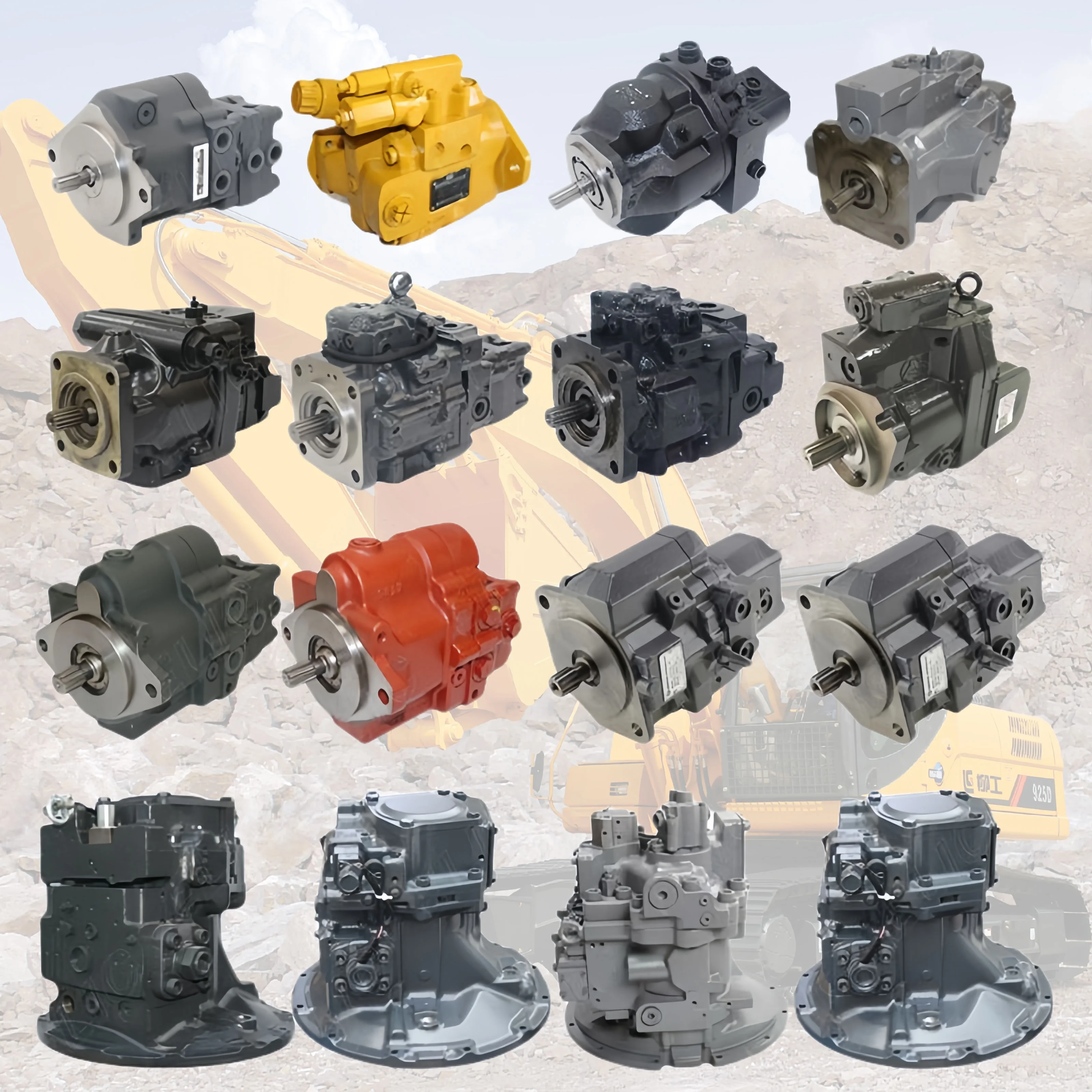 Excavator Hydraulic Main Pump HPV145 9260886 9257309 For Hitachi ZX330-3 ZX350-3