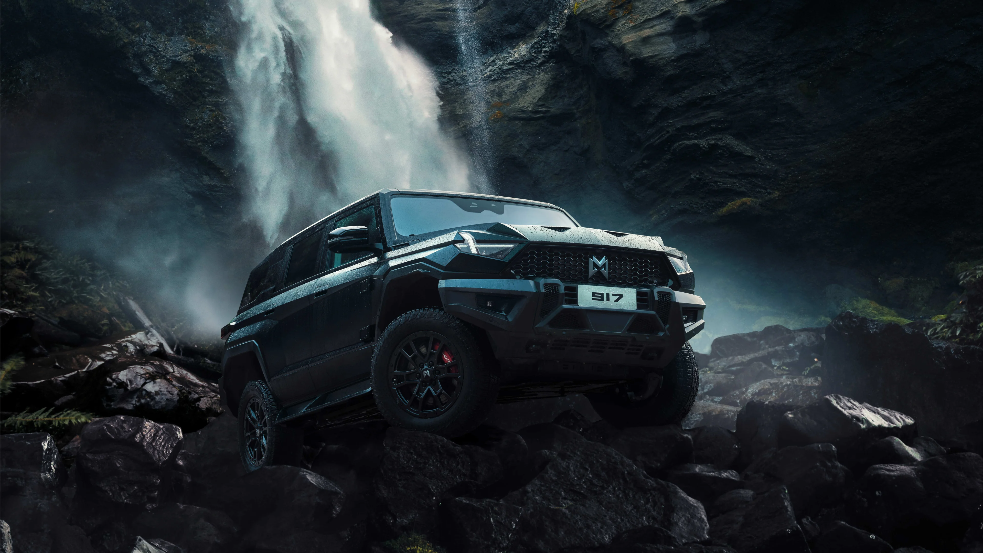 Wholesale Warrior M-Hero 917 2024 Electric Car Pure Electric New Energy Vehicle with 4WD Drive Left Steering