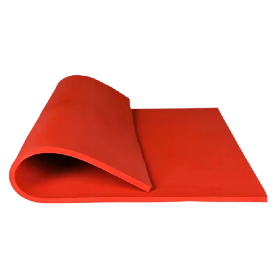 Professional Factory Custom Smooth Surface Silicone Gasket Foam Silicone Rubber Sheet for Machine Cushioning