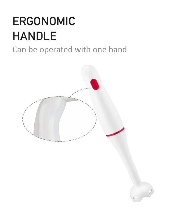 Customization 300W Plastic Stick Stainless Steel Blade Automatic Stick Mixer Hand Blender Electric Immersion Blender