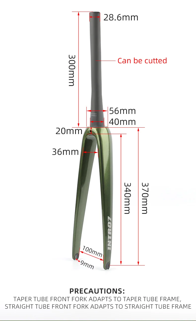 POLSO BF03 Nice looking 700C carbon fixed gear fork track bike carbon fork