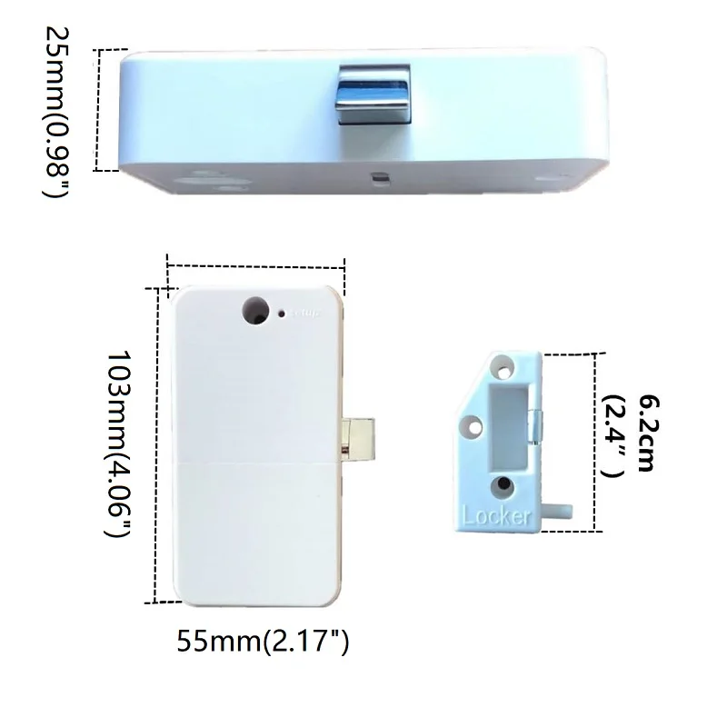 Rfid 125 кГц умный Индукционный электронный замок для ящика мебельные замки оптовая продажа индукционного шкафа с невидимым датчиком