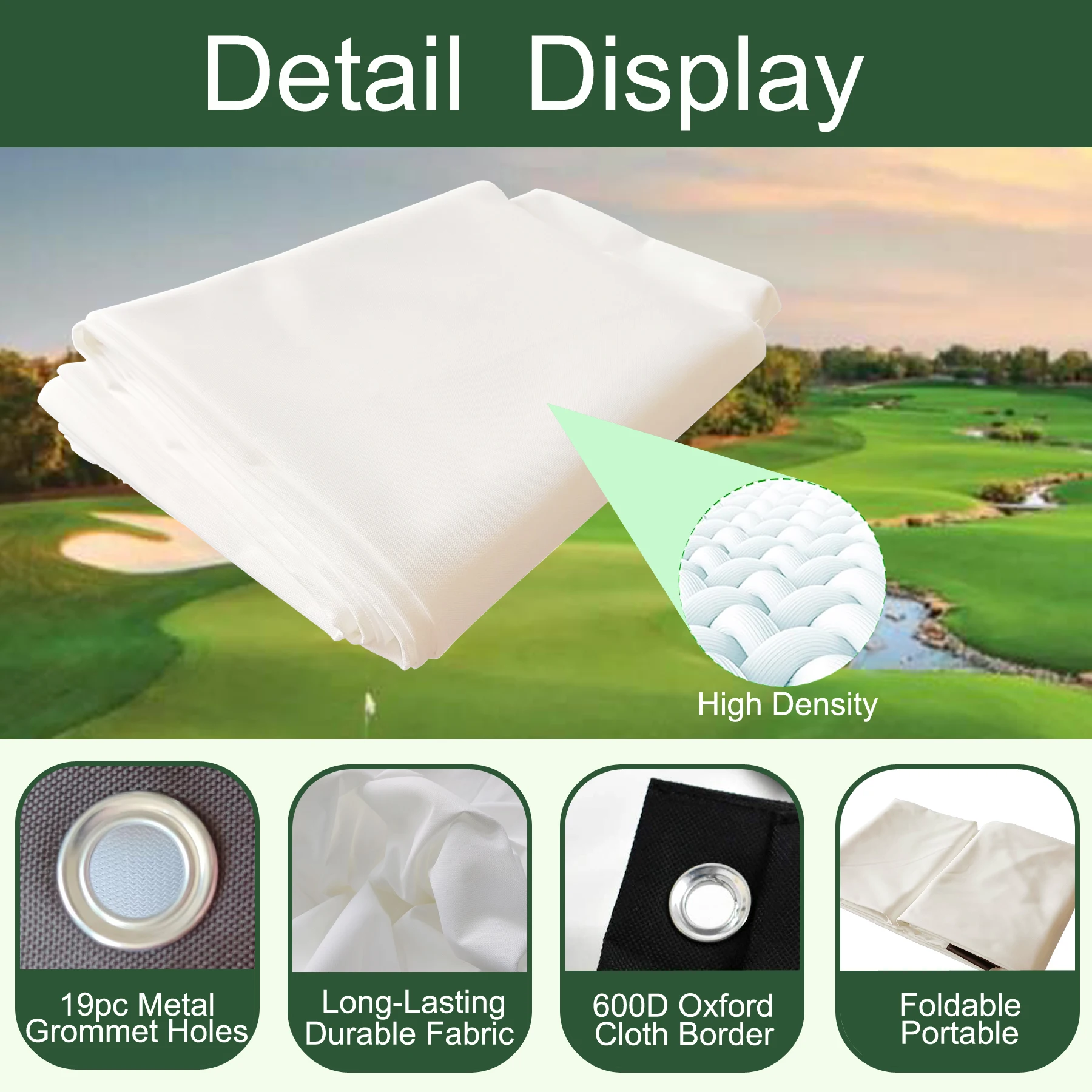 3d Impact Screen Virtual Low Noise Golf And Sport Simulator For Sale Ultra Clear Washable Golf Impact Screen for Golf Practice