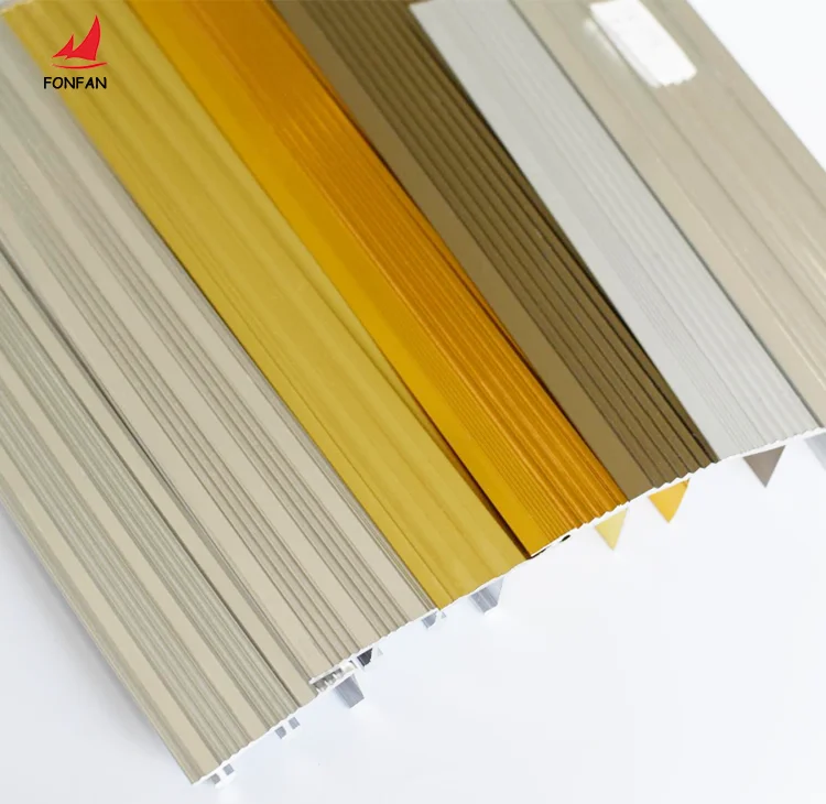 China  Supplier Aluminium Stair Nosing Edge Trim For Carpet Laminate floor  Decorative Strips