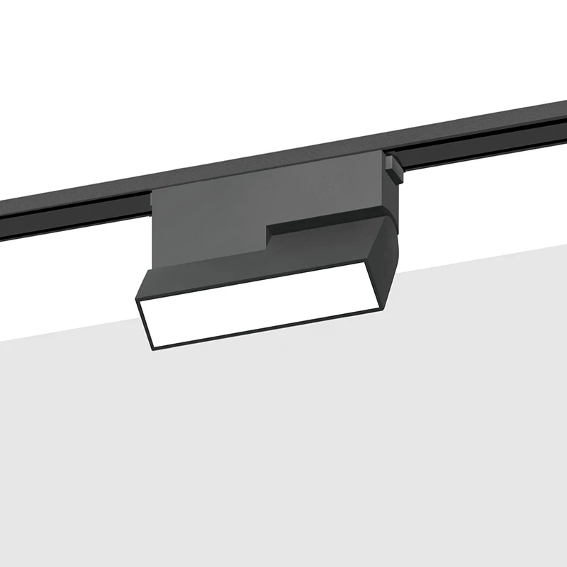 New Design Rotary Fold Floodlight Dc48V  Lamp Surface Rail Indoor Lighting System Smart Tuya Led Magnetic Track Flood Lights 10W