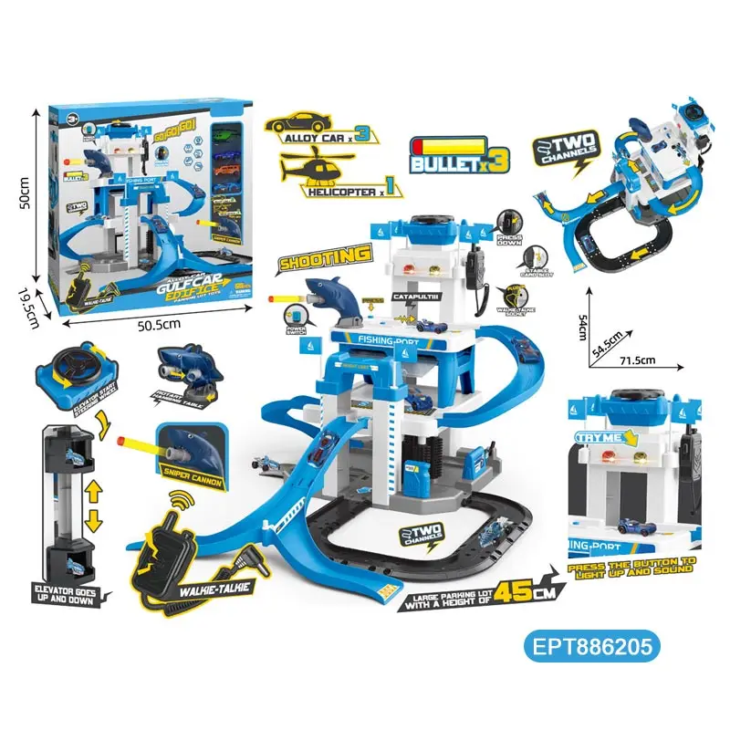 EPT Hot Selling Transformable Fire station Series Toy For Children Kids Birthday Gift