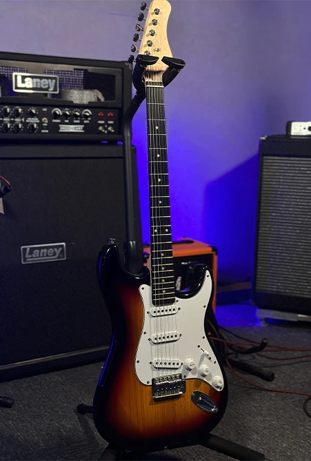 Hotsale OEM/ODM High quality Custom ST Electric guitar for sale musical instrument stringed instrument