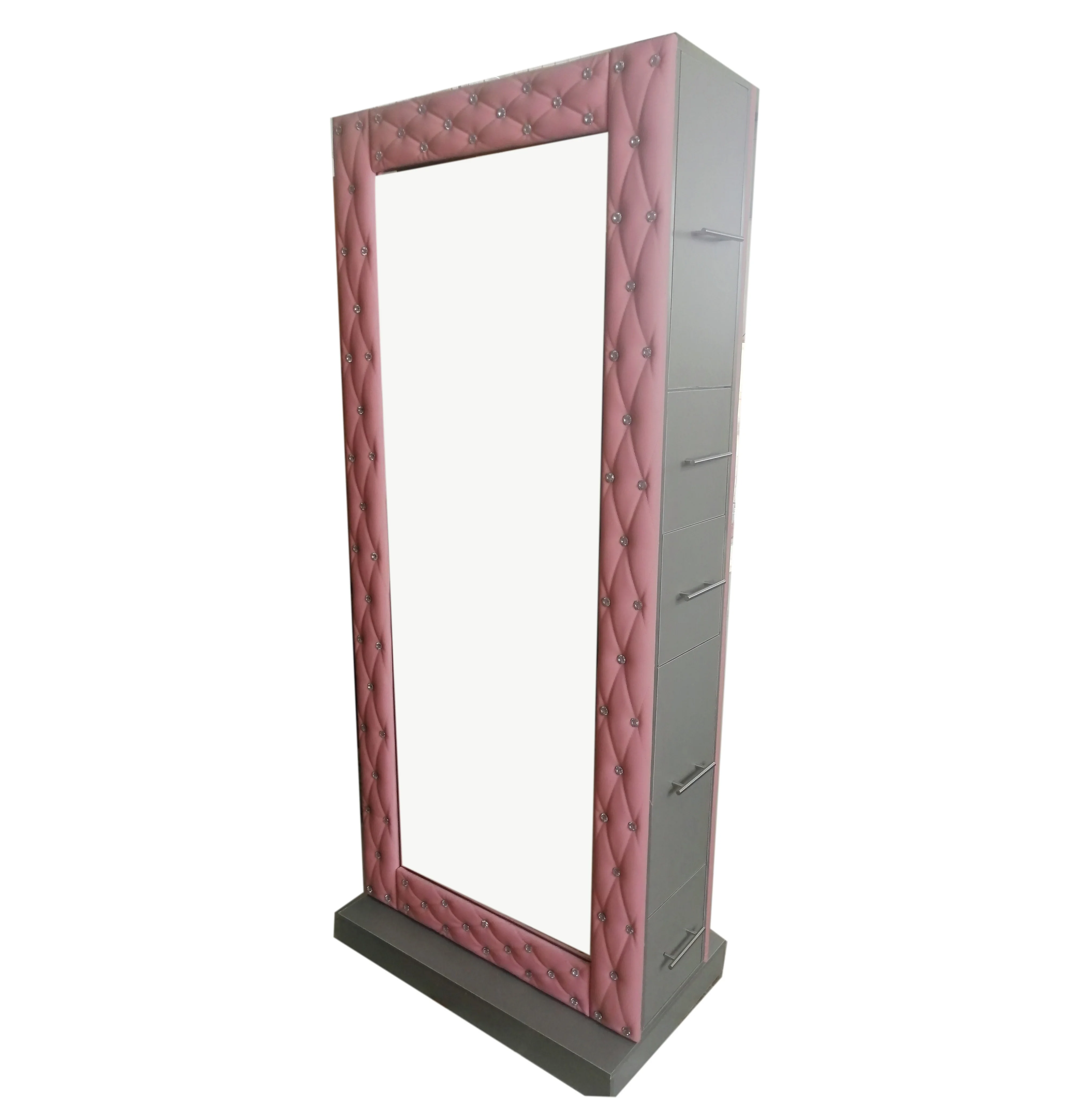 READY TO SHIP Pink and Silver Barber Shop Furniture School Hotel Apartment Hair Salon Beauty Salon Equipment