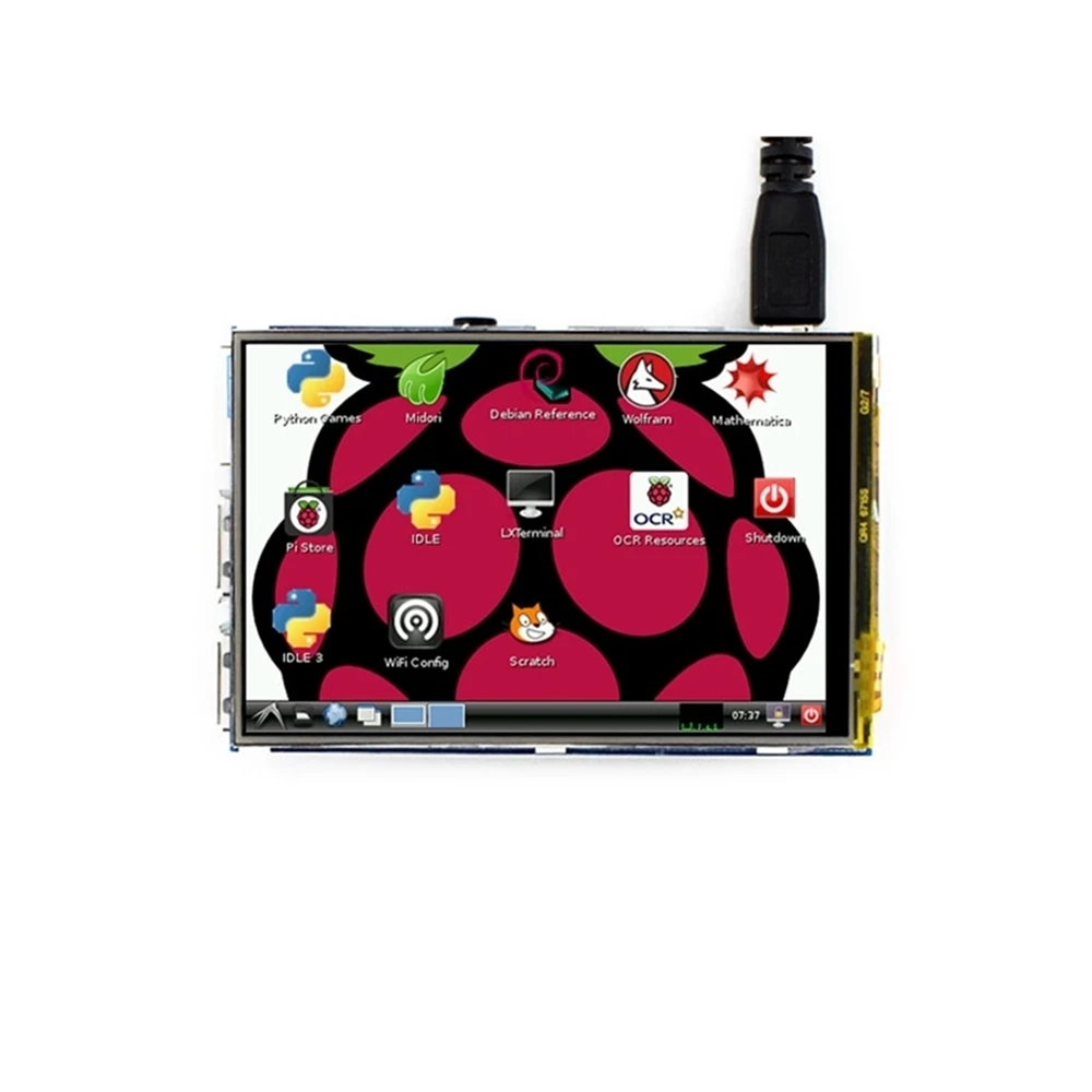 Waveshare 3,5 дюймовый RPi LCD (A) модуль дисплея TFT 320*480 резистивная сенсорная панель Поддержка Pi Zero/Zero W/Zero WH/2B/3B/3B +/4B