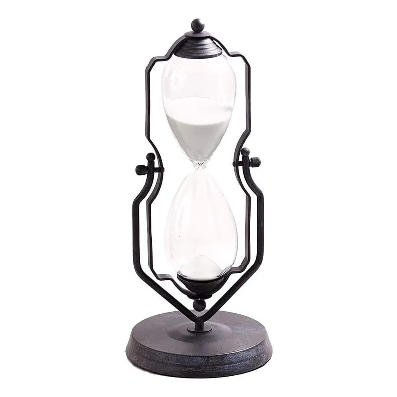 Пользовательский песочный таймер уникальный часовой стакан 1/3/5/10/15/30 минут песочное стекло