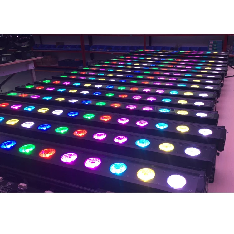CE ROHS Ip65 14x30w RGBW light outdoor waterproof led wall washer bar light