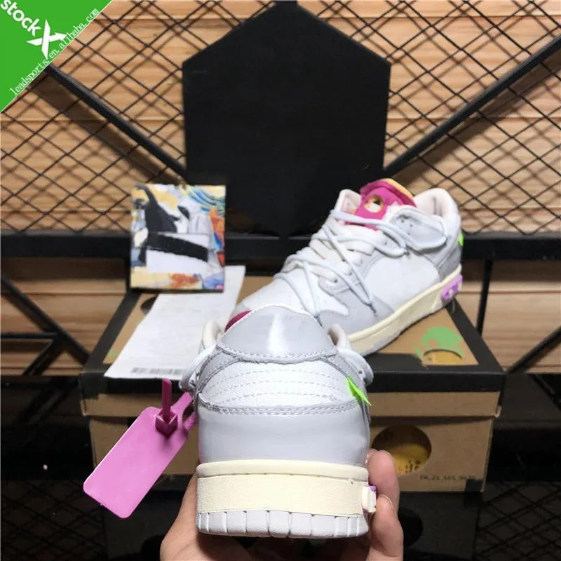 Men Dunks Low Designer Sports Running Shoes White The 50 TS Night Of Mischief Chunky Dunky Strange Mens Soft Trainer Sneakers