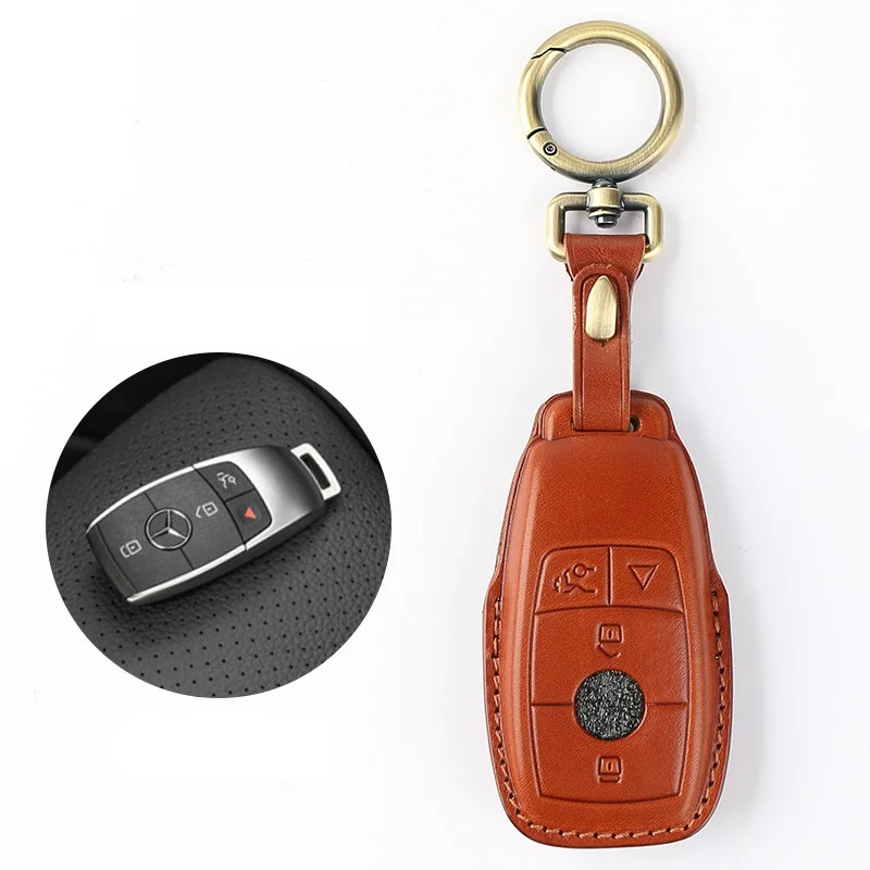 Чехол для автомобильного ключа с цепочкой ключей